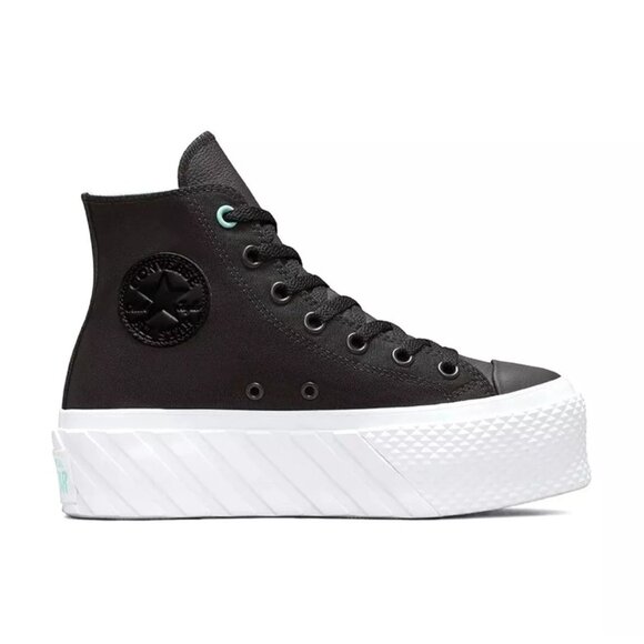 NEW Converse Chuck Taylor All Star Lift 2X Hi - Women Shoes Platform CTAS - Blac - Picture 8 of 13
